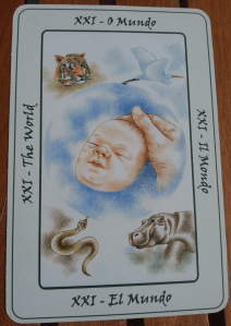 XXI - El Mundo, Tarot de Biodanza by Silvia Eick